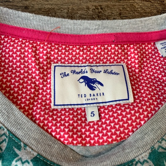 ❤️SOLD Men’s Ted Baker London pineapple pinetee - Picture 3 of 8